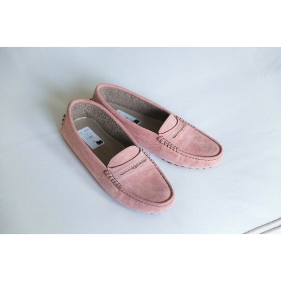 Manolo Blahnik Women's shoes driving driver pink suede 7 7B - Picture 2 of 6